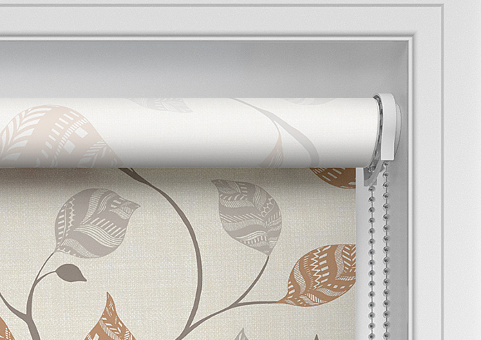 Tribal Leaves, Orange Spice - Twist&Fit Roller Blind - Image 11